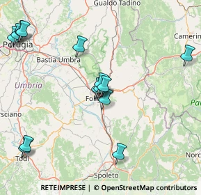 Mappa Via Tevere, 06034 Foligno PG, Italia (19.00143)
