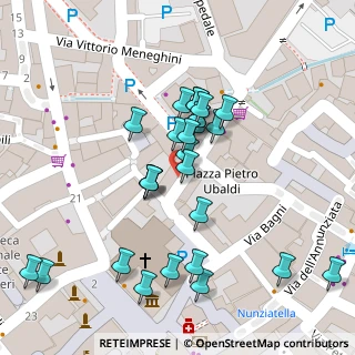 Mappa Piazza Pietro Ubaldi, 06034 Foligno PG, Italia (0.03333)