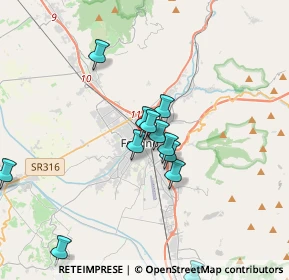 Mappa Via Garibaldi, 06034 Foligno PG, Italia (3.44667)