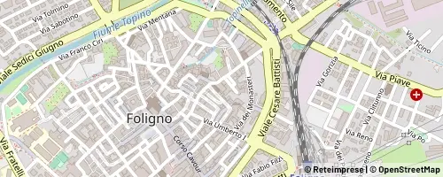 Mappa Foligno
