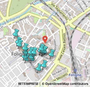 Mappa Via Garibaldi, 06034 Foligno PG, Italia (0.2425)