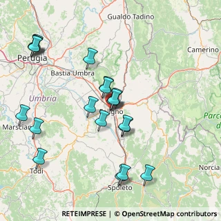 Mappa Piazza del Grano, 06034 Foligno PG, Italia (17.3895)