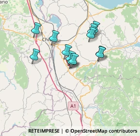 Mappa Via Alcide De Gasperi, 06062 Città della Pieve PG, Italia (5.60667)