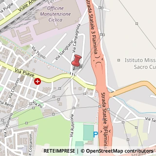 Mappa Via Campagnola, 8, 06034 Foligno, Perugia (Umbria)