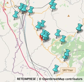 Mappa Via La Trova, 06062 Città della Pieve PG, Italia (4.463)