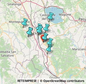 Mappa Via La Trova, 06062 Città della Pieve PG, Italia (8.36417)