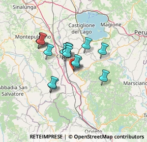 Mappa Via La Trova, 06062 Città della Pieve PG, Italia (10.516)