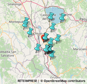 Mappa Via La Trova, 06062 Città della Pieve PG, Italia (9.95842)