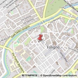 Mappa Piazza XX Settembre, 19, 06034 Foligno, Perugia (Umbria)