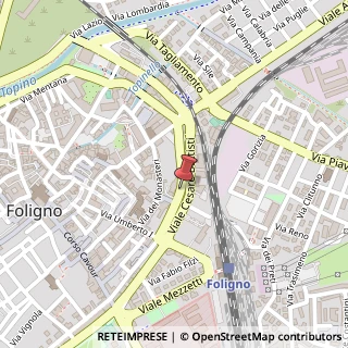 Mappa Via Guglielmo Oberdan, 125, 06034 Foligno, Perugia (Umbria)