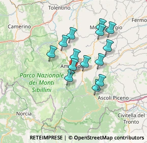 Mappa Contrada S. Martino, 63857 Amandola FM, Italia (11.545)
