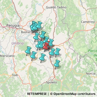 Mappa 1, 06034 Foligno PG, Italia (10.6725)