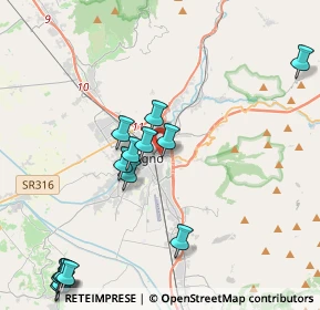 Mappa Via Adriano Paolini, 06034 Foligno PG, Italia (5.186)