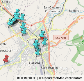 Mappa Via Adriano Paolini, 06034 Foligno PG, Italia (2.46)