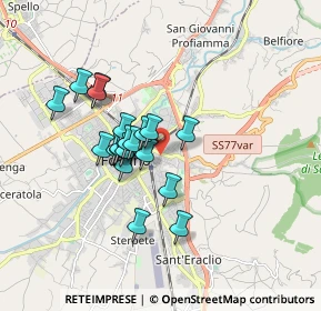 Mappa Via Adriano Paolini, 06034 Foligno PG, Italia (1.4)