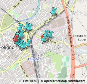 Mappa Via Adriano Paolini, 06034 Foligno PG, Italia (0.512)