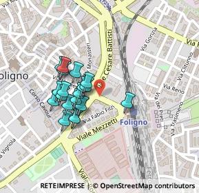 Mappa Via Flavio Ottaviani, 06034 Foligno PG, Italia (0.1805)