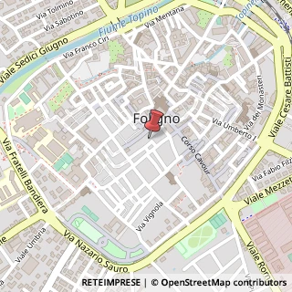 Mappa Piazza Giacomo Matteotti, 11, 06034 Foligno, Perugia (Umbria)