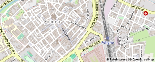 Mappa Foligno