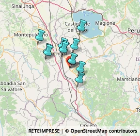 Mappa Via del Barbacane, 06062 Città della Pieve PG, Italia (8.43667)