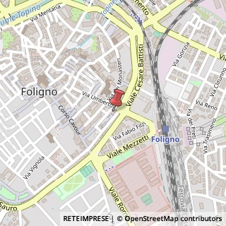 Mappa Via Guglielmo Oberdan, 103, 06034 Foligno, Perugia (Umbria)