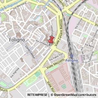 Mappa Via Guglielmo Oberdan, 113, 06034 Foligno, Perugia (Umbria)