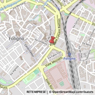Mappa Via Umberto I, 89, 06034 Foligno, Perugia (Umbria)