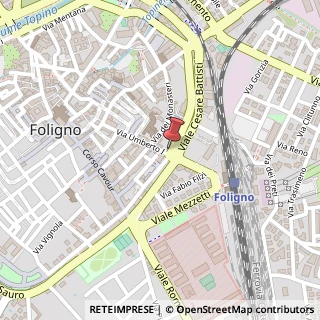 Mappa Via Guglielmo Oberdan, 113, 06034 Foligno, Perugia (Umbria)