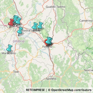 Mappa Via Fratelli Bandiera, 06034 Foligno PG, Italia (18.54)
