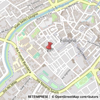 Mappa Via Antonio Gramsci, 89, 06034 Foligno, Perugia (Umbria)