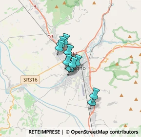 Mappa Viale XVI Giugno, 06034 Foligno PG, Italia (1.87083)