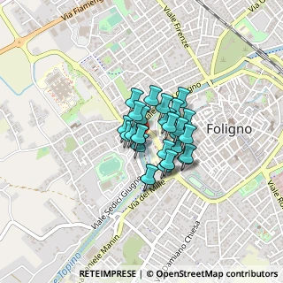 Mappa Viale XVI Giugno, 06034 Foligno PG, Italia (0.24643)