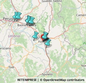 Mappa Via Brunetti, 06034 Foligno PG, Italia (10.79667)