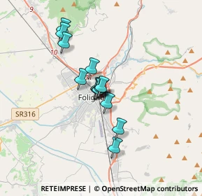 Mappa Via dei Preti, 06034 Foligno PG, Italia (2.42)