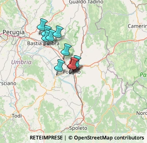 Mappa Via dei Preti, 06034 Foligno PG, Italia (9.86455)