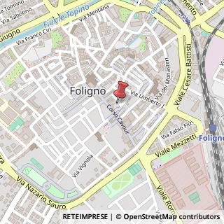 Mappa Via Rinaldi, 7, 06034 Foligno, Perugia (Umbria)