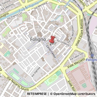 Mappa Via Rinaldi, 9/11, 06034 Foligno, Perugia (Umbria)