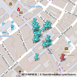 Mappa Corso Camillo Benso Conte di Cavour, 06034 Spello PG, Italia (0.012)
