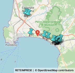 Mappa Località Mortelliccio, 57025 Piombino LI, Italia (7.8615)