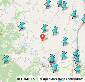 Mappa Via Antonio Varisco, 06055 Marsciano PG, Italia (6.377)