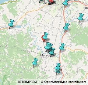 Mappa Via Antonio Varisco, 06055 Marsciano PG, Italia (9.96)