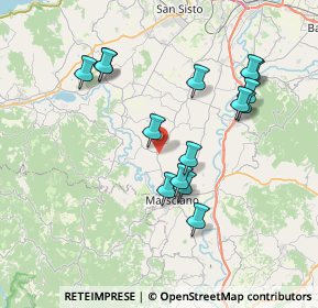 Mappa Via Antonio Varisco, 06055 Marsciano PG, Italia (7.598)