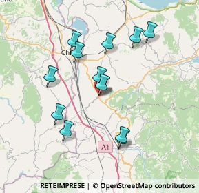 Mappa Via Roma, 06062 Città della Pieve PG, Italia (6.88846)