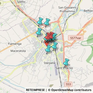 Mappa Via del Cassero, 06034 Foligno PG, Italia (0.9)