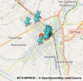 Mappa Via dei Mille, 06034 Foligno PG, Italia (0.89643)