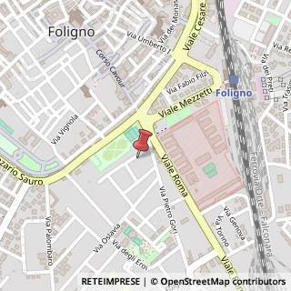 Mappa Via Francesco Fazi, 06034 Foligno PG, Italia, 06034 Foligno, Perugia (Umbria)