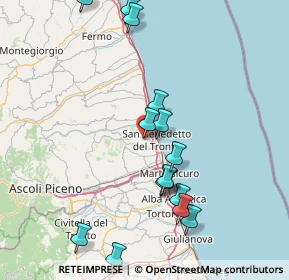 Mappa Via Guglielmo Marconi, 63075 Acquaviva Picena AP, Italia (17.456)