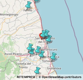 Mappa Via Guglielmo Marconi, 63075 Acquaviva Picena AP, Italia (15.30091)