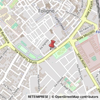 Mappa Viale chiavellati luigi 8, 06034 Foligno, Perugia (Umbria)