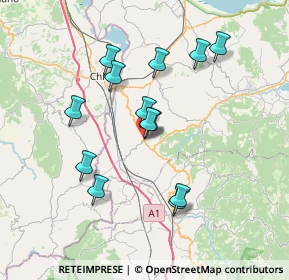 Mappa Via Garibaldi, 06062 Città della Pieve PG, Italia (6.86)